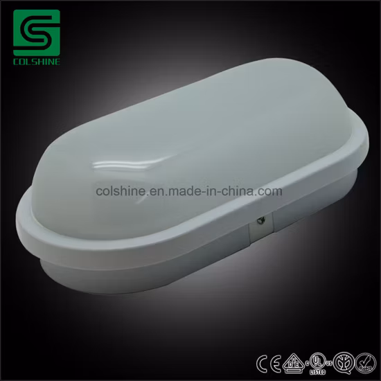 IP65 Oval LED Bulkhead Lamp Waterproof Ceiling Wall Light