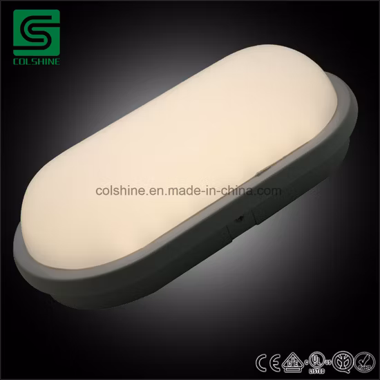 IP65 Oval LED Bulkhead Lamp Waterproof Ceiling Wall Light